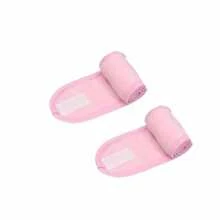 Facial Headband Face Mask Brush Set, Adjustable Towel Wrap, Soft Fan-Shaped Masks Brush, Non-Fragrance Polyester Brush Handle, Suitable For Normal Skin, ABS Plastic Handle Women Beauty Tool