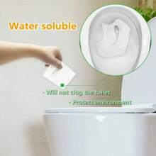 10-100PCS Disposable Toilet Seat Cover Portable Travel Camping Hotel Bathroom Waterproof Toilet Mat Accessories