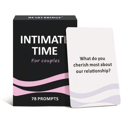 1pc Couple's Intimate Moments Card Game, Relationship Growth Table Game For Date Night, Emotional Connection Topics, Interactive Q&A, Suitable For Valentine's Day/Halloween/Christmas Gifts