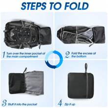 NEWHEY Lekki plecak turystyczny 40L składany plecak dzienny dla mężczyzn i kobiet wodoodporna torba kempingowa składana Outdoor Sport podróż wspinaczka trekking kemping