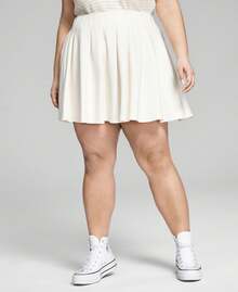 Now This  Plus Size Pleated Tennis Skirt - 彩色 - 查看 1
