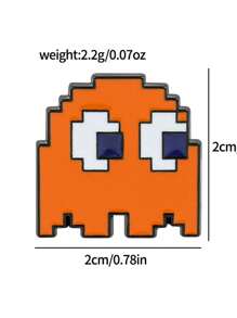 5 Creative Video Game Pixel Pac Man, Cute Alloy Brooch Combination, Clothing Decoration Badge, Bag Decoration Badge, Universal For All Seasons - Multicolor - View 15