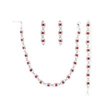 Juego de 4 piezas, accesorios de joyería europeos y americanos, accesorios de moda, pulsera exquisita, accesorios para fiestas, regalos de cumpleaños, regalos de fiesta, regalos festivos, joyería nupcial, conjunto de collar, pulsera y pendientes nupciales y de boda