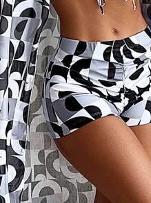 3Pcs/Set Sexy Printed Women's Bikini Swimwear Summer Hot Selling Swimsuits