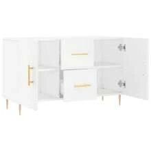 vidaXL Credenze 100x36x60 cm Credenze Buffet Credenza Per Cucina Mobili Cassettiere Camera Da Letto Cassettone Legno Mobiletto Sala Credenze Basse Bianca