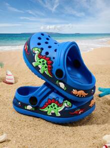 1 Pair Baby Boys' Cartoon Comfortable Fashionable Casual Lightweight Breathable Sandals, Suitable For Summer