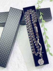 1 Set mit 6 Farben, 45 Stücke 10mm Acryl Perlen Armband Set, verpackt in hochwertiger Geschenkbox für den täglichen Gebrauch