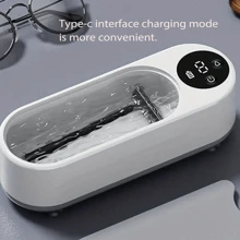 Multifunctional Cleaning Machine, Suitable For Glasses, Jewelry And Watches-Vibrating Cleaning Box, Portable Ultrasonic Cleaning Machine - Gray - View 8