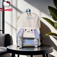 Sanrio Bolsa de almacenamiento multifuncional de Sanrio Kuromi, Cinnamoroll, Pompom Purin y My Melody, mochila de estilo universitario para secundaria y preparatoria con gran capacidad, mochila escolar adecuada para uso diario, profesionales y estudiantes, viajes y trabajo, el regalo perfecto para regresar a la escuela