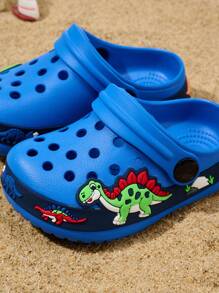 1 Pair Baby Boys' Cartoon Comfortable Fashionable Casual Lightweight Breathable Sandals, Suitable For Summer