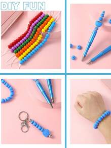 100Pcs Silicone Round Beads 12mm Mix Color Silicone Beads Charm Colorful Loose Spacer Jewelry Beads DIY Craft Beads For Making Necklace Bracelet Lanyard Keychain Accessories