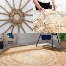 330英尺/100米 黄麻绳,2-8毫米,1-12股加厚扭绳,适用于工艺品、猫抓柱、圣诞树、礼品包装、艺术工艺品、家居装饰、包装、圣诞节和婚礼(散装) - 黃麻繩 - 查看 6