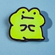 可爱青蛙亚克力胸针定制装饰胸针饰品翻领包包徽章珠宝礼品2025新款 - 綠色 - 查看 7