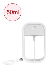 1 Set mit 4 praktischen 50ml Karten-Sprühflaschen, mit Silikonabdeckung, Haken, Trichter, kleine Alkohol-Handdesinfektionsspray-Flasche, eigenständige Parfümflasche, Gesichtswasser, Mückenschutz-Desinfektionsflasche, tragbare Parfümsprühflasche, ultrafeiner vernebelter Gesichtswasser-Zerstäuber, Sprühflasche, kleine Alkohol-Desinfektionssprühflasche