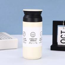 1 件 350ML/12oz 真空保温杯，新款日式 304 不锈钢直筒双层随行杯，便携简约时尚水瓶，男女皆宜 - 多色 - 查看 8