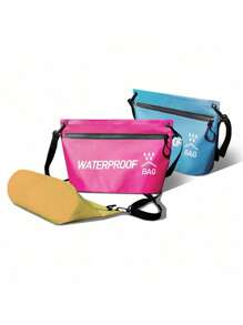 Waterproof Bag Zipper Storage Shoulder Swimming Bag Outdoor Travel Diving Snorkeling Wash Bag Outdoor Travel For Fall Home Decor - Multicolor - View 4