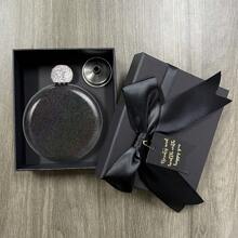 1 Piece Stainless Steel Mini Flask, Bridesmaid Gifts, Personalized Rhinestone Lid Flask, Round Bridesmaid Flask 5oz, Customized Engraved Bridesmaid Proposal Gift, Wedding Party Gift, Unique Bridesmaid Gift Idea,Multi-Functional, ,Ornamental,Reusable,Exquisite,Stylish,High-Quality,Colorful,Modern,Custom,Personalized,Unique,Ideal Gifts For Him,Ideal Gifts For Her,Home Refresh,Customized Flagon,Home & Living,Haunt Your Home,Souvenirs,Chic Design - Multicolor - View 16