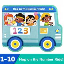 1pc,Kids Preschool Books,Phonics Books,Classroom Alphabet, Number & Shape Early Educational Toys,Cartoon Patterm With BPA-Safe Touching Materials,Enhance Cognitive Development,Language Learning,Brain Training,Teaching Aids,Montessori,Learning Materials,Classroom Toys,Games For Kids,Student,Stationery,Elementary School Supplies,Boy,Girl,Kids Birthday Gift