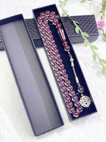 1 Set mit 6 Farben, 45 Stücke 10mm Acryl Perlen Armband Set, verpackt in hochwertiger Geschenkbox für den täglichen Gebrauch