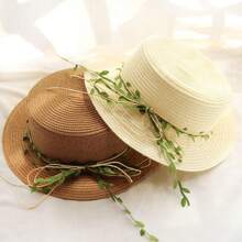 叶丝带，人造藤叶串饰带野生丛林植物绿叶适用于婴儿派对婚礼家居花环和 DIY 工艺品，假植物 - 綠色 - 查看 4