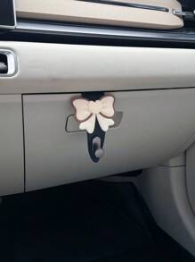 Bowknot Car Hanger, Creative Car Accessory Hanging Hook, Multi-Function Storage Hanger, Fits Glove Box Compartment - Multicolor - View 14