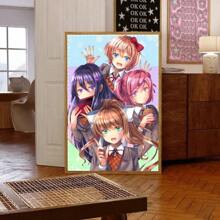 1 件 Doki D-Doki L-文学俱乐部艺术咖啡馆酒吧房间墙壁装饰美学画无框 - 彩色 - 查看 8