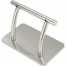 Steel Foot Rest Sturdy Convenient Comfortable Professional Stainless Foot Rest Pedal - Sliver - View 2