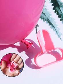 3/5Pcs Balloon Knotter And Inflator, Tying Balloon Tool, Wedding Birthday Party Decoration Arrangement Latex Balloon, Easy Tying Balloon Knotting Tool For Latex And Metal Balloons Quick Tying Plastic Accessories For Party Decoration, Weddings, Birthdays, Anniversaries, Graduation, New Year's Eve And More.