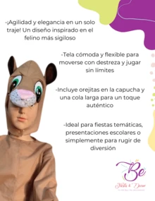 Disfraz Pumita Primavera Carnaval Infantil Cosplay Escuela