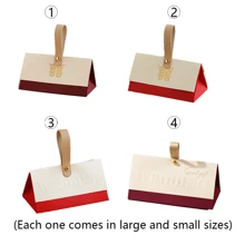 高端结婚回礼盒，手拿糖果礼盒，优雅婚礼，圣诞节，情人节，生日糖果礼盒。 - 彩色 - 查看 5