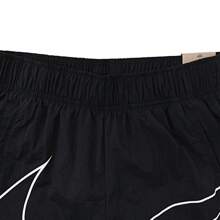 2025 女款 Nike Sportswear Essential 编织短裤，款式：HM4633-010 - 黑色 - 查看 5