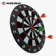WIN.MAX WIN.MAX 16-Inch Soft Dartboard Set, Soft Tip Darts With Dartboard, Party Game Dart Board, Includes 6 Darts