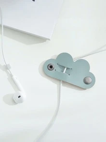 12pcs Heart Cord Organizer, PU Leather Cable Organizer, Portable USB Cable Organizer Storage - Multicolor - View 3