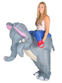 Elephant Inflatable Costume Fashion Glasses Elephant Inflatable Costumes Elephant Costumes Fancy Dress Halloween Christmas Costume Adult Costume - Elephant - View 7