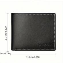 Custom Men's Wallet, Artificial Leather, Casual Style, Two-Fold Short Horizontal Design, Ideal Valentine's Day Gift.,Durable,Colorful,Cute,Adorable,Funny,Kawaii,Y2K,Stylish,Unisex,Casual,Custom,Personalized,Unique,Customized,Ideal Gifts For Him,Ideal Gifts For Her,Her,Boyfriend,Girlfriend,Family,Friends