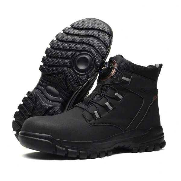 frysen scarpe da lavoro frysen uomo donna scarpe antinfortunistiche stivali antinfortunistici impermeabili punta in acciaio scarpe antiscivolo sgancio rapido autobloccanti 36-46 EU