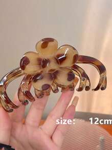 1 pieza Nuevo clip de leopardo de moda para dar volumen al cabello en la parte de atrás de la cabeza, clip de pelo, adorno para el cabello para el Día de San Valentín, pinza de pelo, pinza de cabello, recogedor de cabello