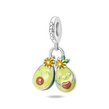 1pc Silver Plated Cake Afternoon Tea Pendant Candy Pendant Poached Egg Pendant French Fries Pendant Donut Pendant Coffee Pendant Suitable For Original 3mm Bracelets And Bangles DIY Beads Suitable For Ladies Birthday Fine Jewelry Gifts
