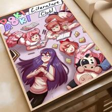 1 件 Doki D-Doki L-文学俱乐部艺术咖啡馆酒吧房间墙壁装饰美学画无框 - 彩色 - 查看 14