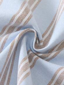 Striped Gentleman Style Baby Boy Bodysuit, Summer