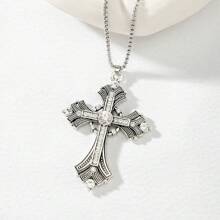 Ascension Day Colorful Cross Pendant Necklace - Cross - View 12