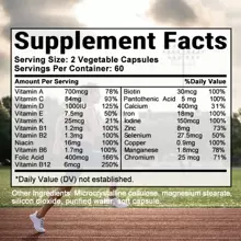 Dietary Supplements - Women's Multivitamin Supplement For Immune 120 Capsules - 1瓶 - 查看 2