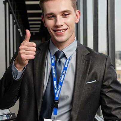 Customizable 100pcs/50pcs/10pcs/1pc Lanyard With Badge, Available In Multiple Colors, Customizable ID Badge Lanyard, Customizable Neck Strap Keychain, Lanyard With Detachable Clasp, Customizable ID Badge Lanyard,Multi-Functional,Adjustable,Durable,Ornamental,Reusable,Exquisite,Adorable,High-Quality,Modern,Colorful,Cute,Comfortable,Stylish,Custom,Personalized,Unique,Ideal Gifts For Him,Ideal Gifts For Her,Boyfriend,Girlfriend,Dad,Mom,Family,Friends,Son,Daughter,School Students,Home Refresh