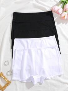 5 Stücke/Set Damen bequeme atmungsaktive einfarbige Hipster Höschen, Damen Unterwäsche