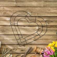 Easter Wreath Metal Frame Garden Bunny Shaped Wire Wreath Form For Easter DIY Craft Project