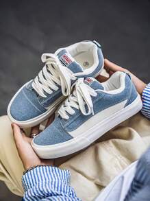 Men's Low-Top Casual Sneakers, Comfortable And Breathable For School And Daily Wear, Autumn