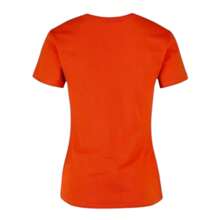 Raised Cuff Blouse T-Shirt With A Scarf Women's Day - 橘色 - 查看 3