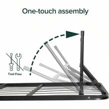 Rumi 14" Easy SmartBase® Mattress Foundation - Full Size, Sturdy Metal Frame, No Box Spring Required, Convenient Packaging