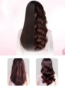 Cordless Automatic Hair Curler With Built-In Rechargeable Ceramic Battery - Rose - View 7