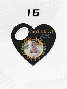 1 pieza Regalos personalizados para baby shower, abrebotellas personalizados, imanes de refrigerador, recuerdos a granel para baby showers y celebraciones del primer cumpleaños, recuerdos personalizables para bautizo, ideas de regalo de bautizo, regalo de primera comunión, recuerdo de fiesta personalizado - Multicolor - Ver 19